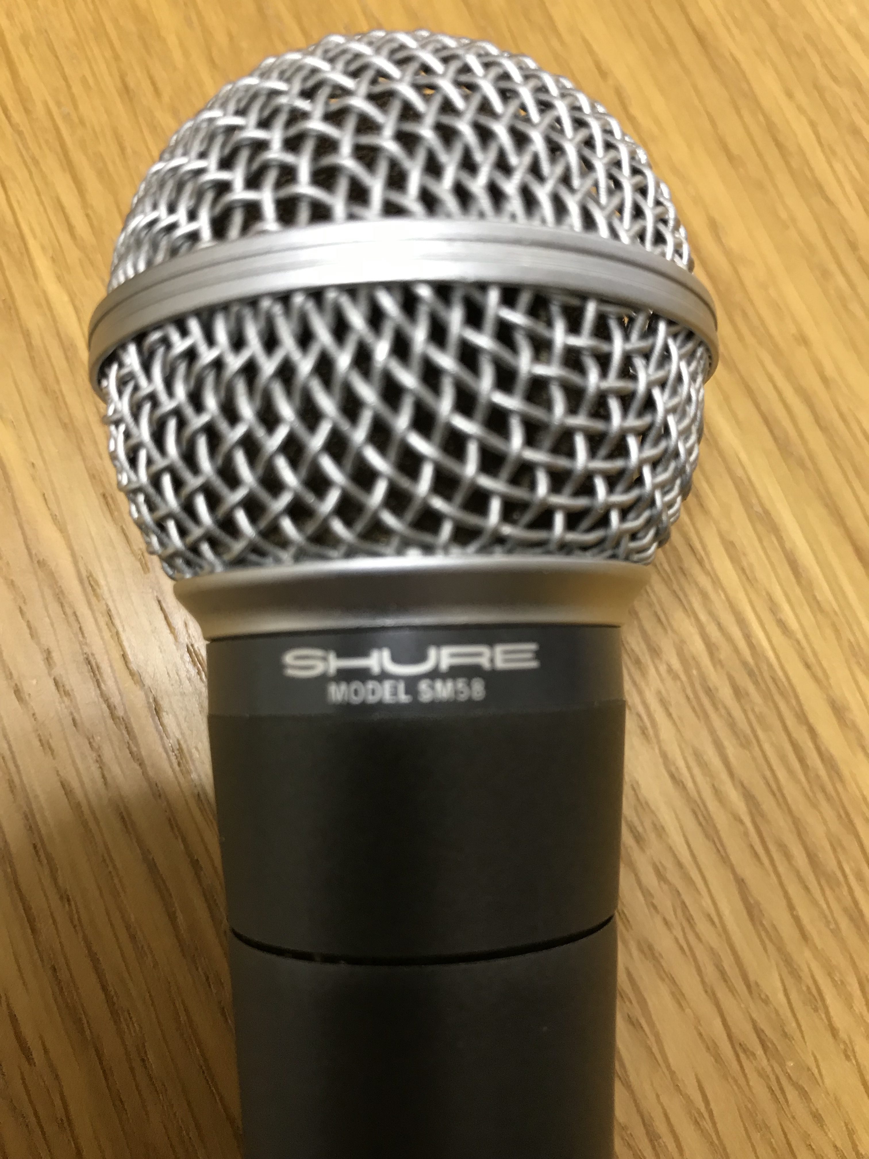 Shure SM58 Made in USA ポルシェロゴ - 楽器/器材